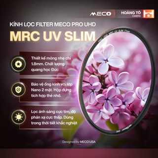 Kính lọc Filter MECO Pro UHD MRC UV Slim Cao cấp – Chính hãng từ Mỹ