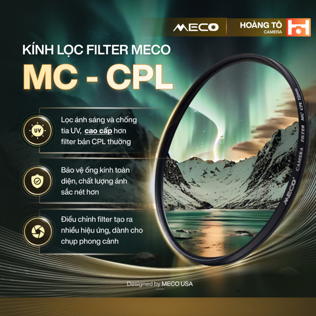 Kính Lọc Filter MECO MC CPL Cao cấp – Chính hãng từ Mỹ