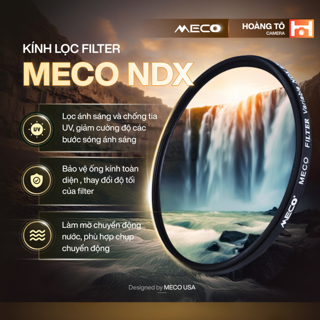Kính Lọc Filter MECO ND-X NDX Cao cấp – Chính hãng từ Mỹ