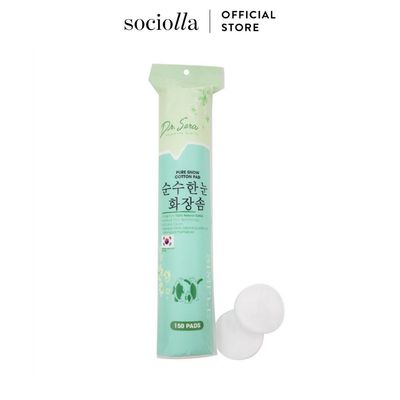Bông Tẩy Trang Tròn Dr.Sera Pure Snow Cotton Pad 150 Miếng