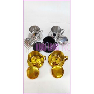 Phin Cà Phê Inox 304 3 màu