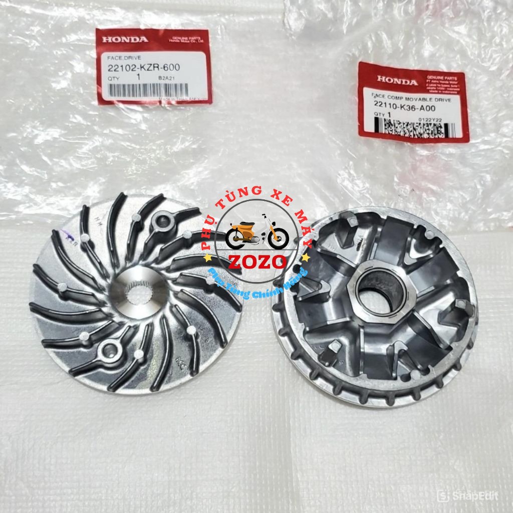 Chén bi Vario 150, Cánh quạt nồi Vario 125-150, AB 125 - 22110-K36-A00/22102-KZR-600
