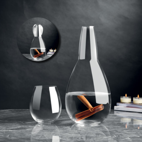 Set bình và ly pha lê Pasabahce Crystallin Freya Bottle and glass set 1500ml
