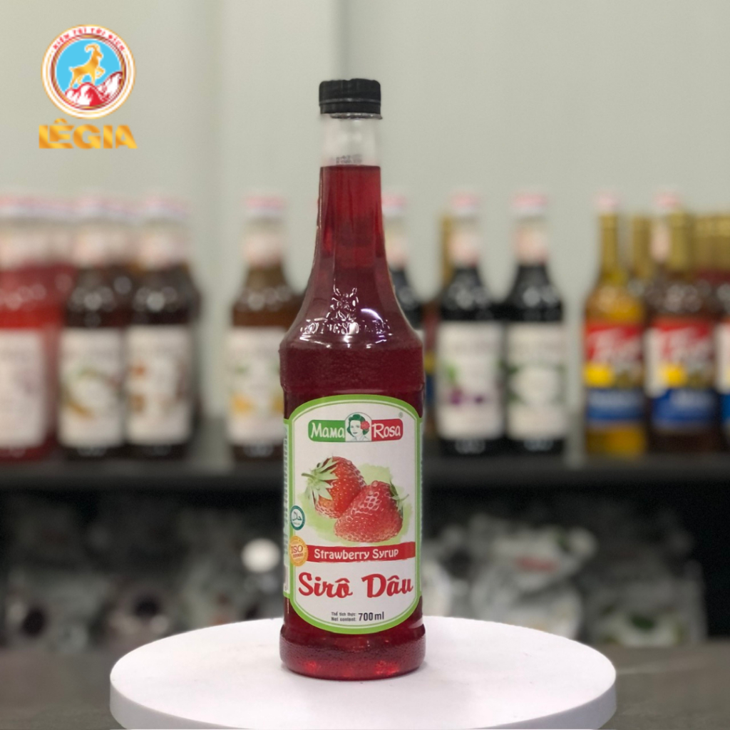 Siro GOLDEN FARM Dâu 700ML (GOLDEN FARM STRAWBERRY SYRUP)
