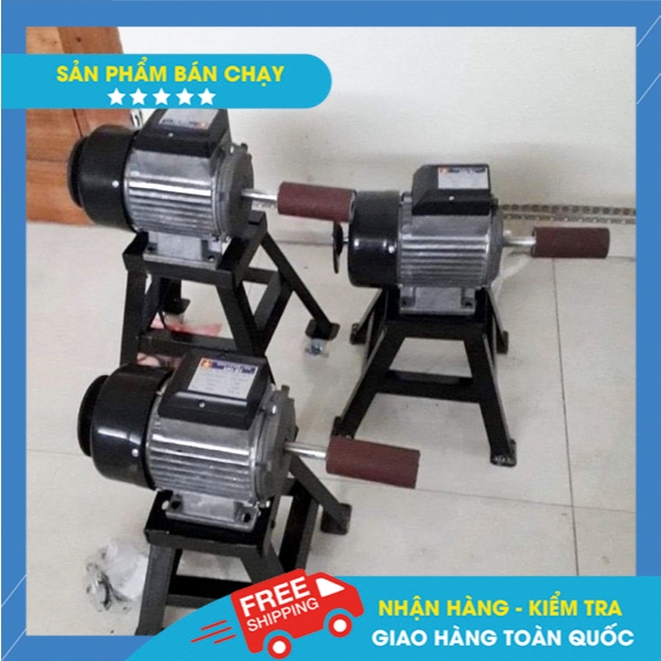 Máy mài đế giày 2 đầu mài (Tặng giá chân giá đỡ)