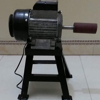 Máy mài đế giày 2 đầu mài (Tặng giá chân giá đỡ)