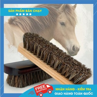 Bàn chải lông ngựa đánh giày cao cấp cỡ lớn