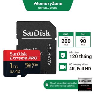 Thẻ Nhớ MicroSDXC SanDisk Extreme Pro V30 A2 512GB - 1TB 200MB/s