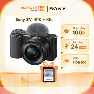 Máy ảnh Sony ZV-E10 + Lens 16-50mm (ZVE10) Mới chính hãng | Tặng thẻ 64gb