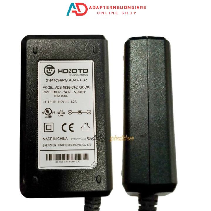 Bộ đổi nguồn điện cho máy hút sữa 9v 1a - bảo hành 1 năm