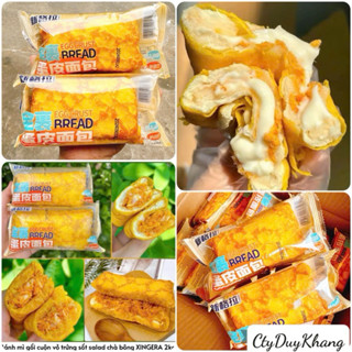 Bánh Mì Vỏ Trứng Cuộn Sốt Salad Chà Bông - (Combo 5 Cái)