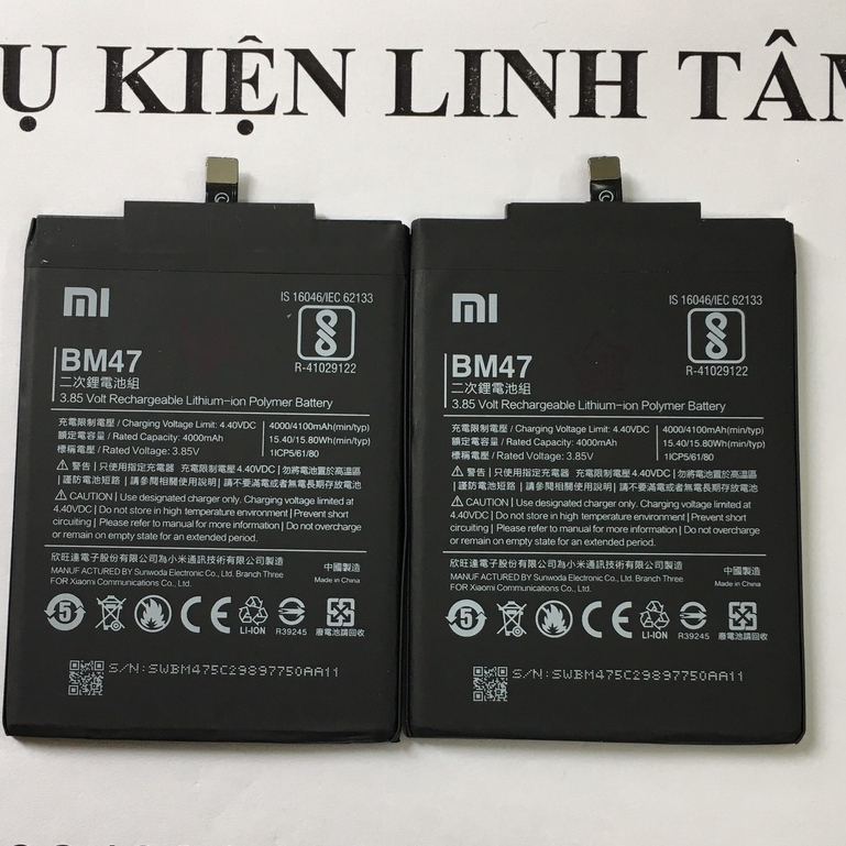 Pin Xiaomi Redmi 4X BM47 4100mAh