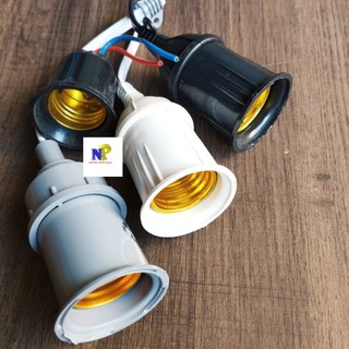 Đuôi Đèn Kín Nước E27 (Dây Dài 20cm)