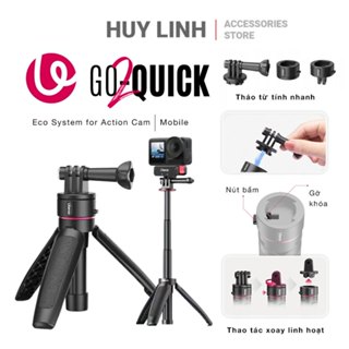 Chân tripod 3 chân để bàn Ulanzi MT-09 - Extend Gopro Vlog Hero 9 8 7 6 5, Osmo Action Camera quay chụp cầm tay