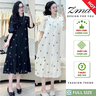 Váy Babydoll, Đầm Bầu Mùa Hè Thiết Kế Hoa Nhí Siêu Xinh Cổ Tàu Hot Trend Thời Trang Cổng Sở 2025 ZMA