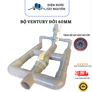 Bộ Châm Phân Ventury 60 Nhựa Hoa Sen dày