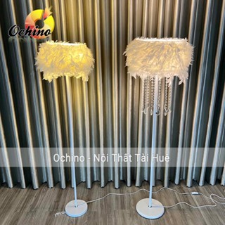 Đèn Cây Lông Vũ, Đèn Ngủ Lông Vũ Sang Chảnh (Hàng có Sẵn)