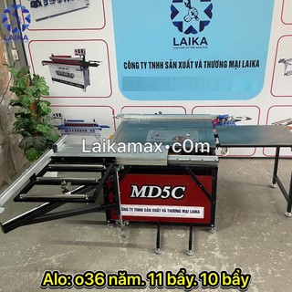  Máy cưa bàn trượt 2 lưỡi mini md5c máy có thể cắt thẳng cắt chéo và cắt vát 45 độ đều được 