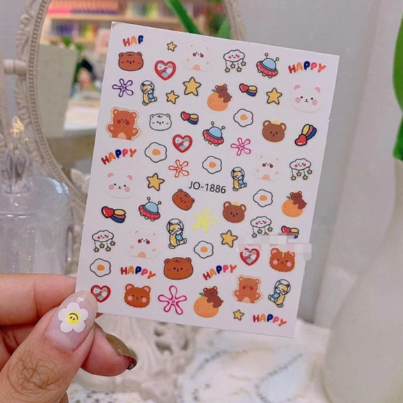 STICKER TRANG TRÍ NAIL MÃ JO1886