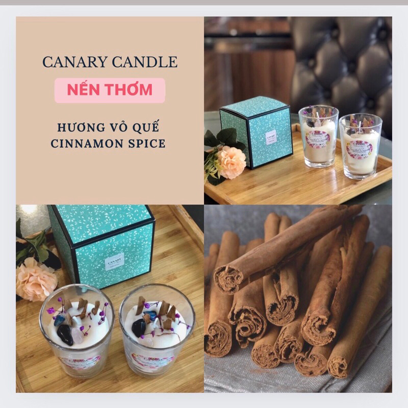 Nến Thơm Hương Quế Cinnamon Thư Giãn