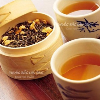 Trà sơn mật hồng sâm hoa cúc 1kg, giúp thanh nhiệt, mát gan, giảm căng thẳng, an thần, ngủ ngon