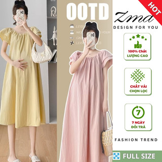 Váy Babydoll, Đầm Bầu Mùa Hè Thiết Kế Trẻ Trung Xinh Đẹp Thời Trang Công Sở Cao Cấp 2024 ZMA