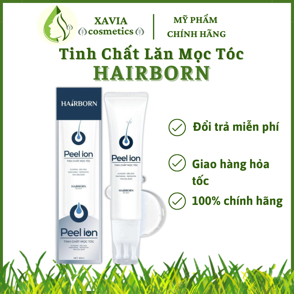 Tinh chất lăn tóc HAIRBORN -Thanh lăn mọc tóc HAIRBORN giúp mọc tóc con, tóc chắc khỏe, giảm gãy rụng- XAVIA COSMETICS