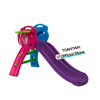 Cầu trượt mini cho bé có ném bóng rổ