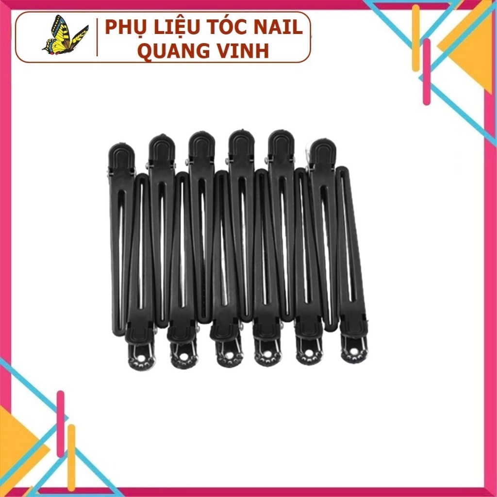 Sét 12 cây kẹp vịt làm tóc beauty [Mã SP: KTT508]