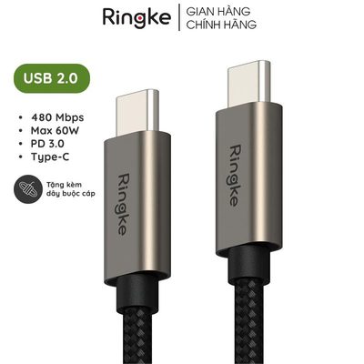Cáp sạc nhanh RINGKE Fast Charging Basic Cable C-to-C