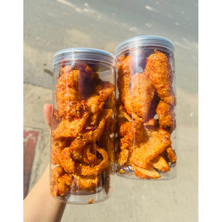 Combo 3 món Da heo tỏi ớt+Mắm hành+Quay 190gr. Đồ ăn vặt giòn tan Snack Thức Ăn Food