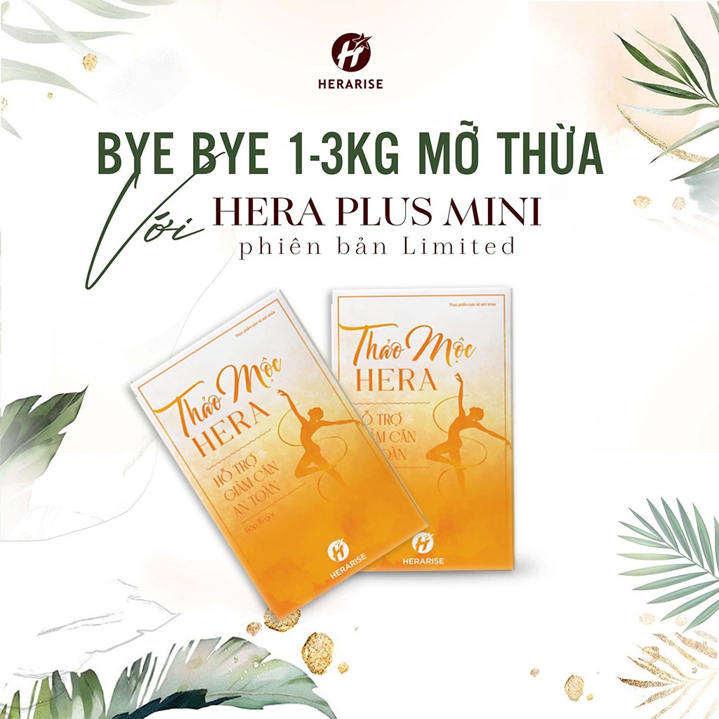 Giảm cân Hera Plus chính hãng trà giảm cân cấp tốc viên uống thảo mộc Hera không phải thuốc giảm cân