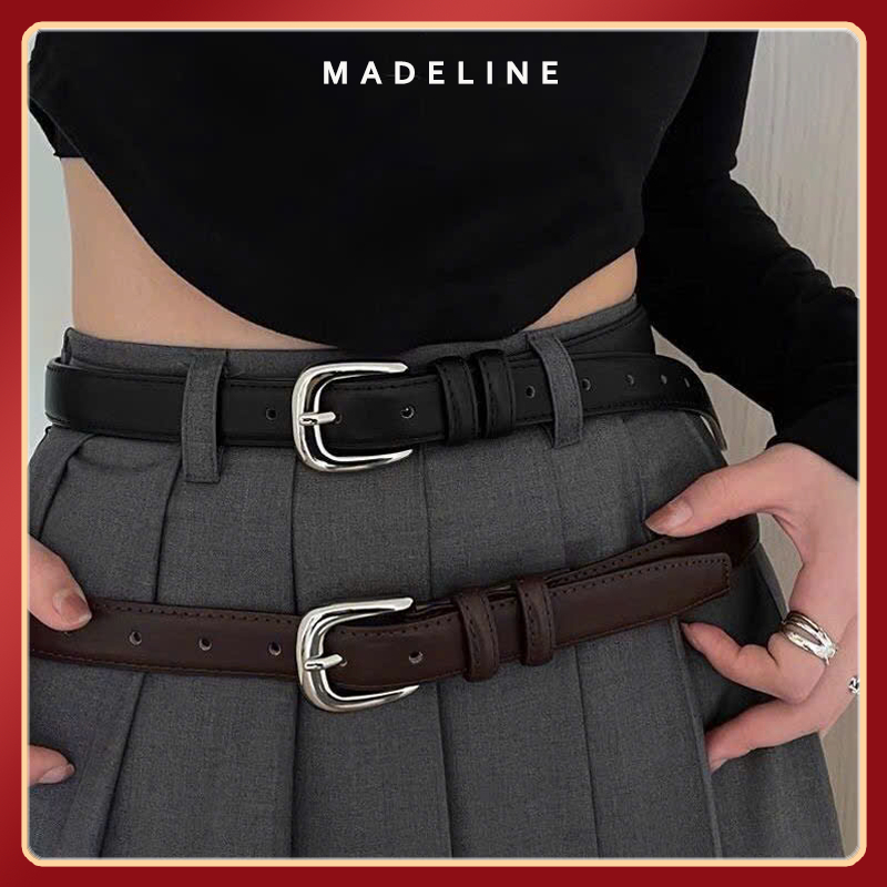 Thắt lưng nữ TLN2 dây nịt nữ thời trang bảng 2.3cm da Pu phong cách Hàn Quốc