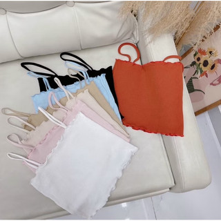 ÁO CROPTOP 2 DÂY CUỐN BIÊN