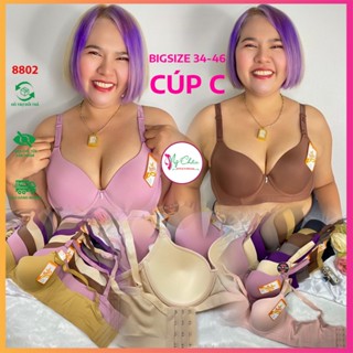 Áo lót siêu bigsize cup C không mút, áo ngực nữ có gọng Thái Lan Anny 8802 Bản to Chống xệ cho Nàng ngực lớn Mỹ Châu