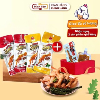 Combo 50 Gói Chân Gà Cay 3 Miền Hương Vị Tứ Xuyên - Tê Cay Giòn Ngon [Gói 35g]