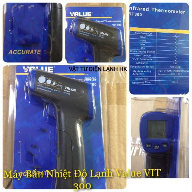 Súng bắn đo nhiệt độ Value VIT 300