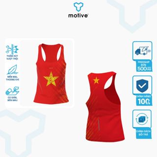 [#VIETNAM] Áo Thể Thao Chạy Bộ Nam Tanktop Motive MEN Singlet Việt Nam SLM 104