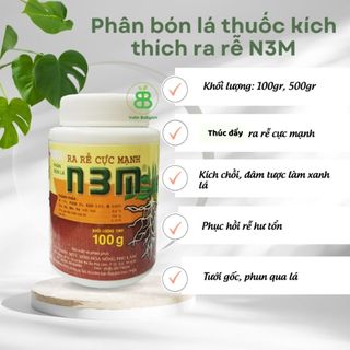 KÍCH THÍCH RA RỄ N3M - LỌ 100 GRAM