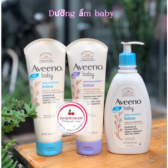 Kem dưỡng da cho bé Aveeno Baby Daily Moisture Lotion(2025)