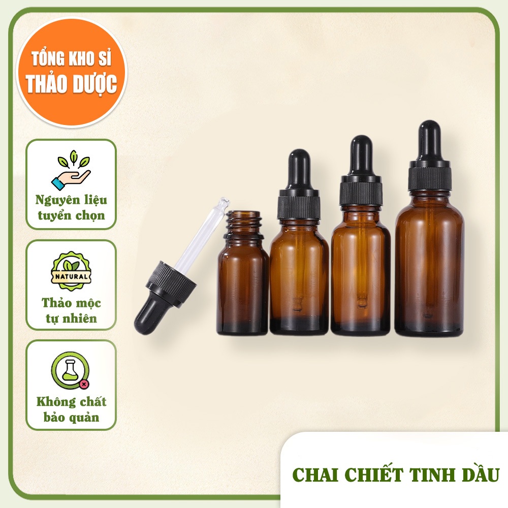 Chai chiết tinh dầu (Lọ chiết serum 5ml,10ml,20ml,50ml,100ml)