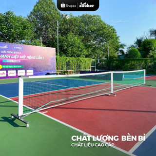 Khung Lưới Pickleball Zocker Đạt Chuẩn Thi Đấu Cao Cấp, Di Dàng Tháo Lắp Di Chuyển