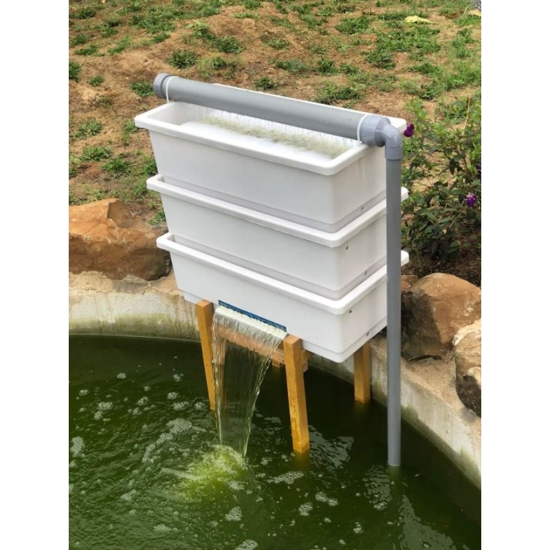 Lọc Bakki nhựa (kích thước 1 tầng 65x31x20) (Bộ 3 tầng)