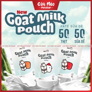 Pate Sữa Dê PetQ Cao Cấp Cho Mèo Mọi Độ Tuổi, 50% Thịt 50% Sữa Dê, Đầy Đủ Dinh Dưỡng + Vitamin