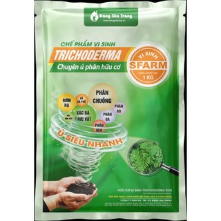 Chế phẩm nấm đối kháng Trichoderma plus Sfarm - Gói 1kg