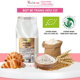 Bột Mì Trắng Hữu Cơ Sima Bio YEUBEVN Bột Mì Nguyên Cám Làm Bánh Tôm Chiên Bột Mì Cho Bé Ăn Dặm