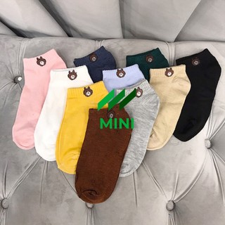 [Set 10 đôi] Vớ tất gấu Broun