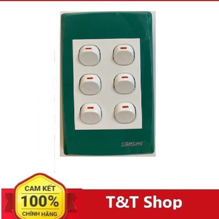 Mặt 4,5,6 công tắc âm tường Lioa
