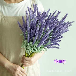 Hoa giả - cành hoa Spike Lavender trang trí nhà cửa, văn phòng, phim trường chụp ảnh