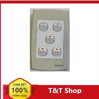 Mặt 4,5,6 công tắc âm tường Lioa